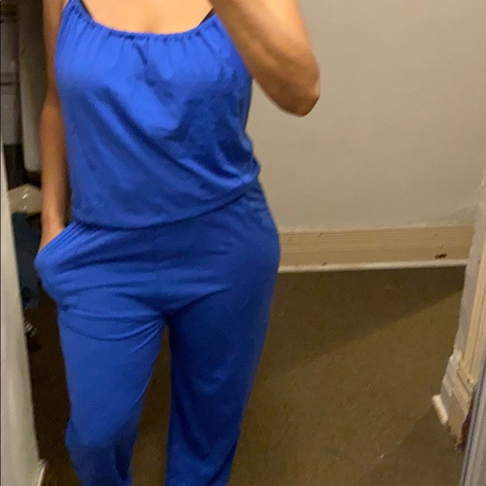 Blue jumpsuit/pants